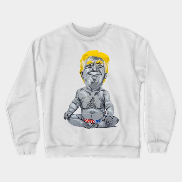 Trump Graffiti Crewneck Sweatshirt by Tamie